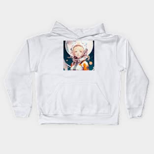 Space girl Kids Hoodie